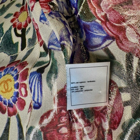 Chanel Paris to Dubai Lambskin Leather Jacket sz 38 w/ tags - Picture 9 of 12